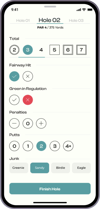 Selecting game type and options.